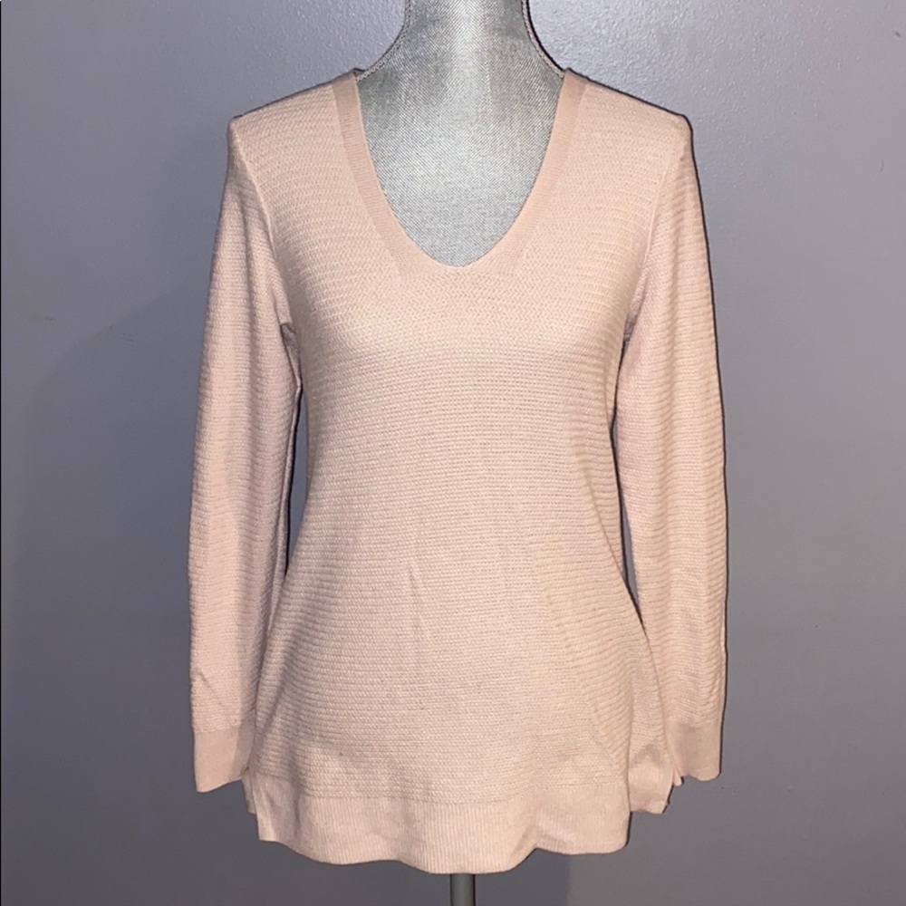 Women’s GAP Light Pink Long Sleeve Sweater Small